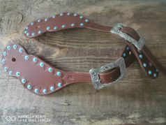 Spur Straps Hearts and Turquoise